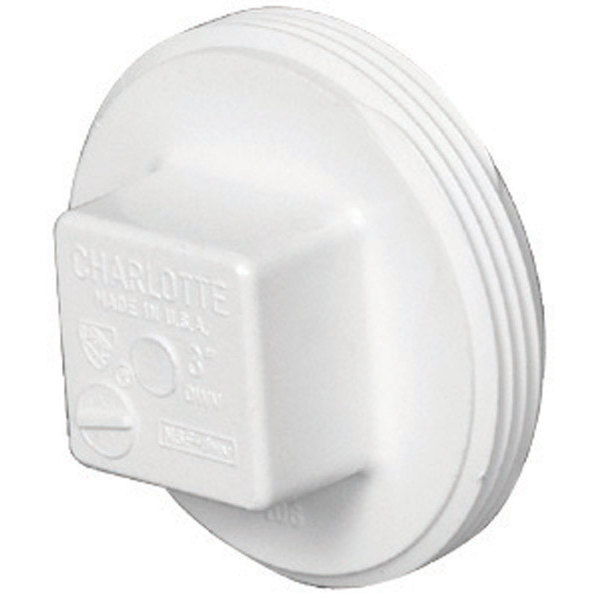 Charlotte Pipe And Foundry PLUG CLEAN OUT PVC DWV3"" PVC001061000